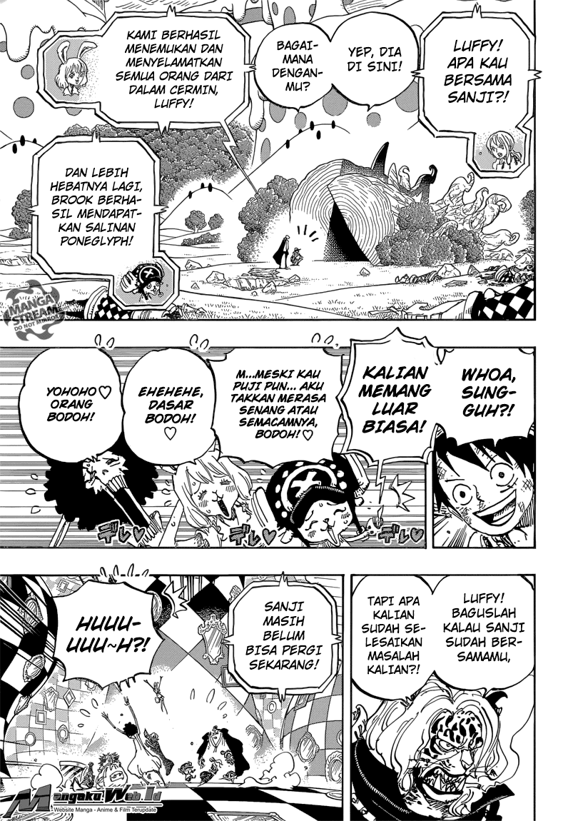 One Piece Chapter 857 – Pembohong - 113