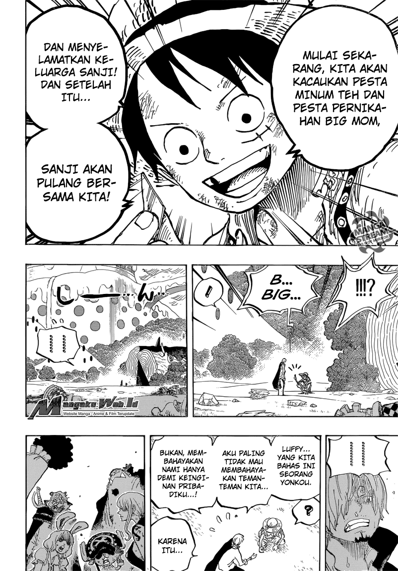 One Piece Chapter 857 – Pembohong - 115