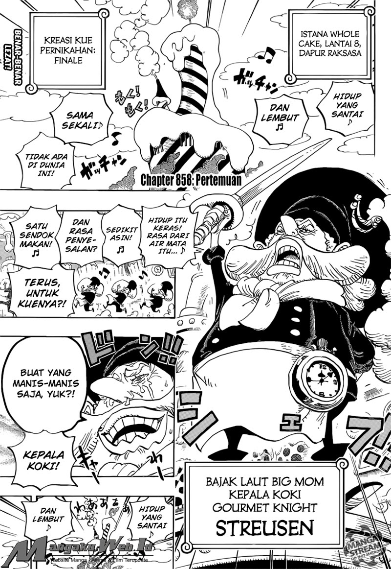 One Piece Chapter 858 – Pertemuan - 107
