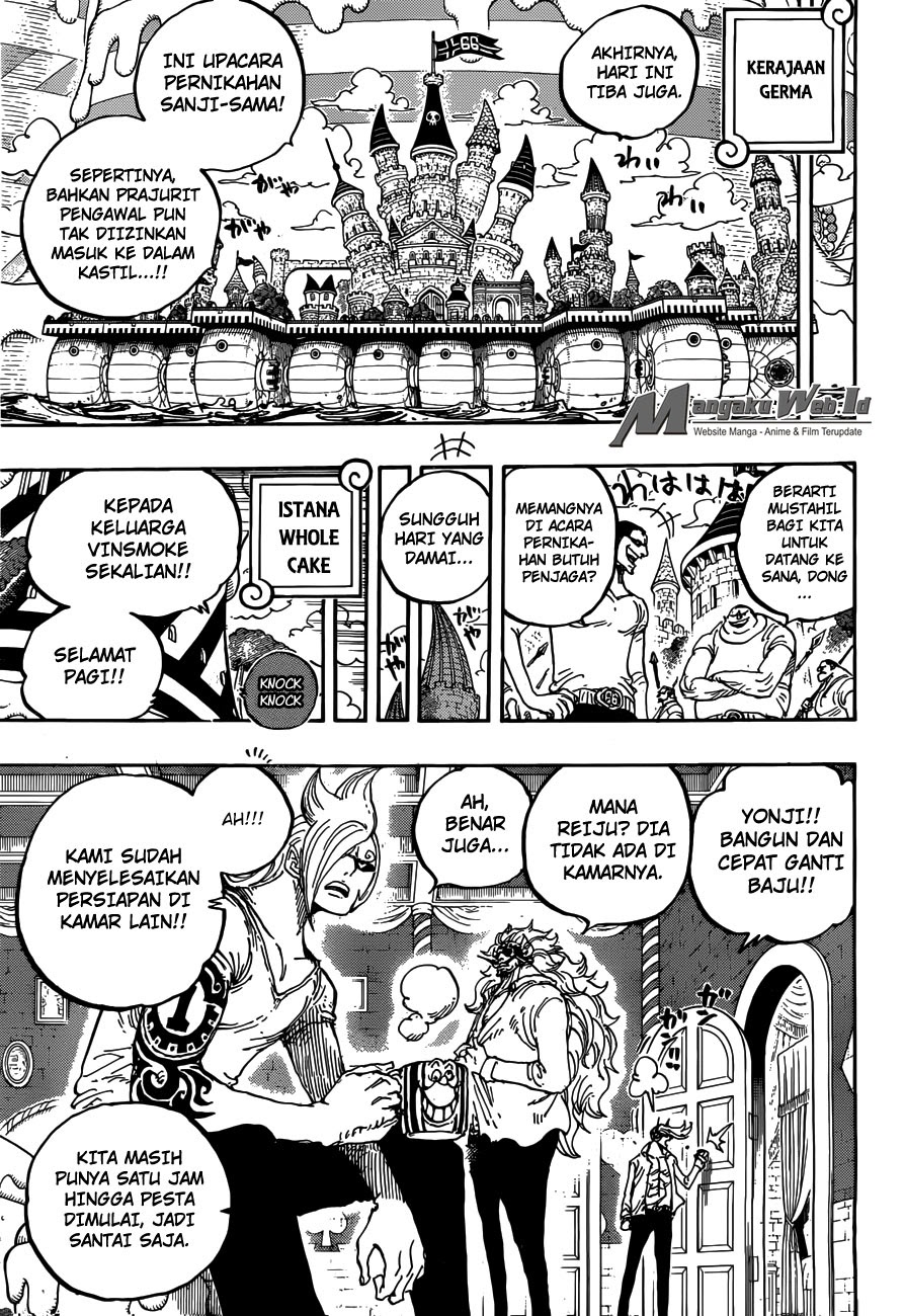 One Piece Chapter 859 – Rencana Pembunuhan Yonkou - 131