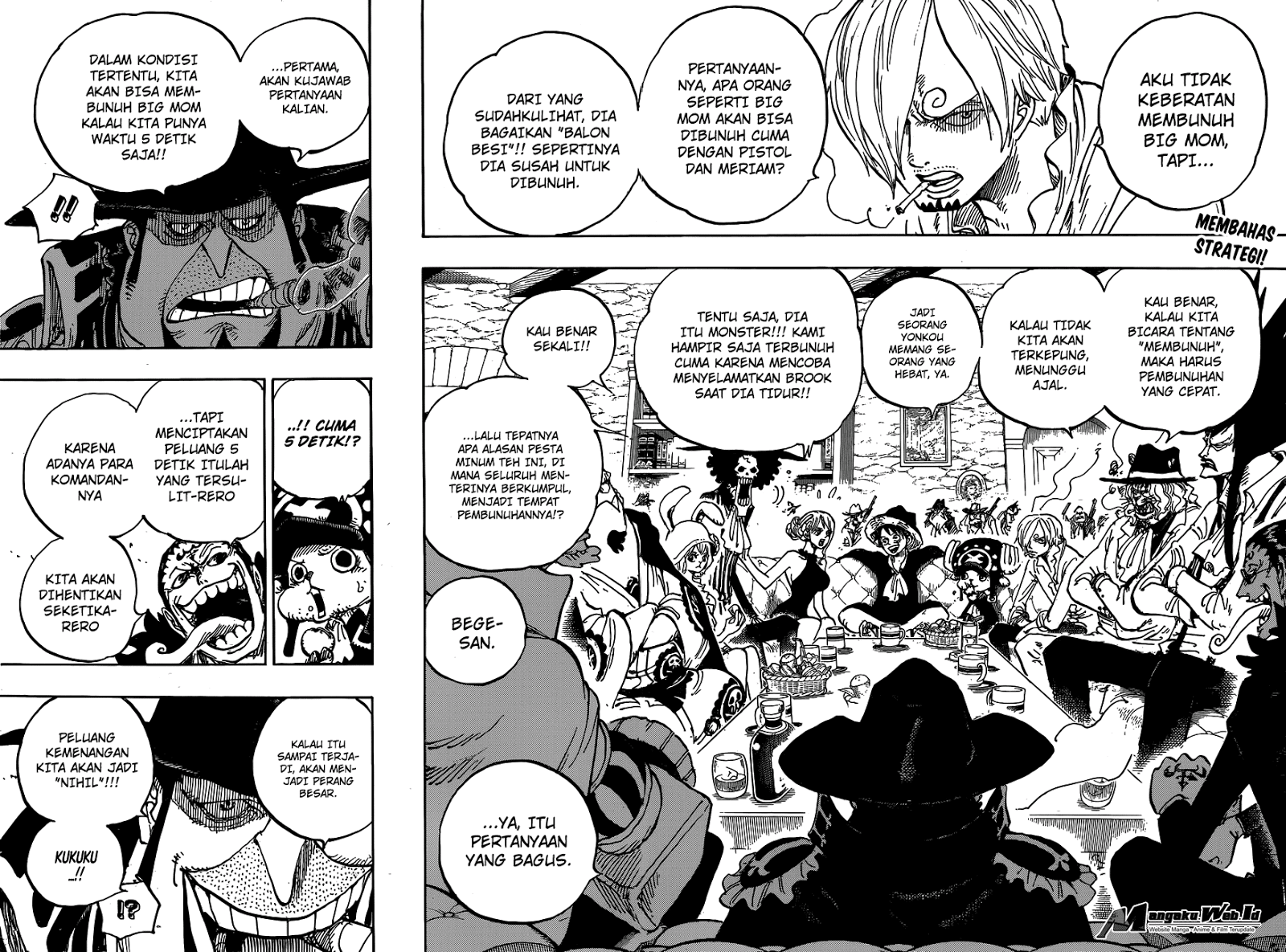 One Piece Chapter 859 – Rencana Pembunuhan Yonkou - 107