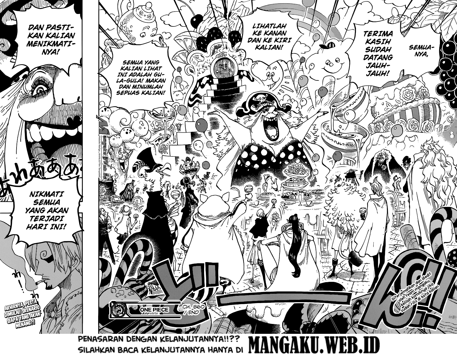 One Piece Chapter 860 – Pesta Dimulai Jam 10 - 103