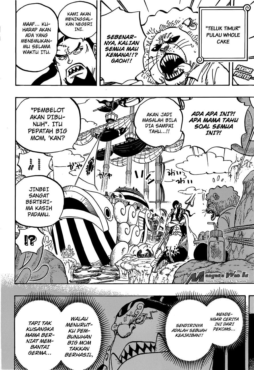 One Piece Chapter 860 – Pesta Dimulai Jam 10 - 83