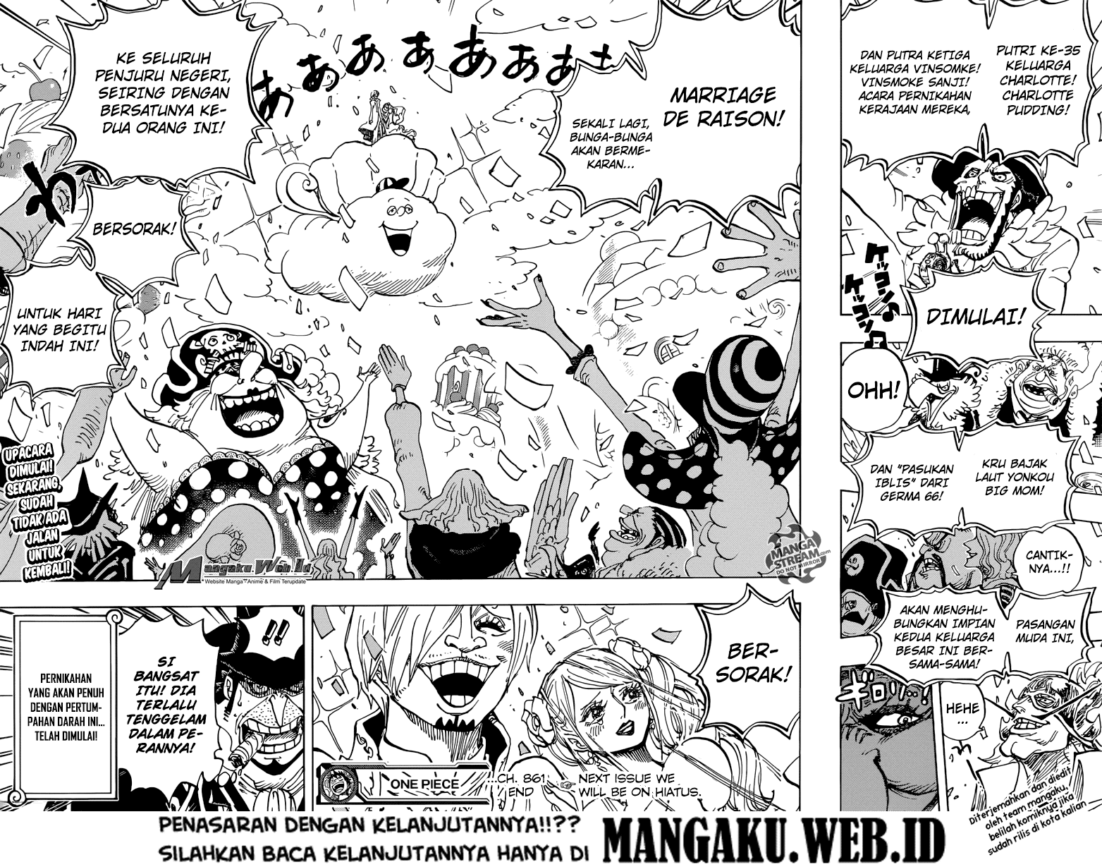 One Piece Chapter 861- Aktor Yang Mahir - 127