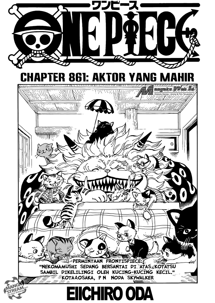 One Piece Chapter 861- Aktor Yang Mahir - 99