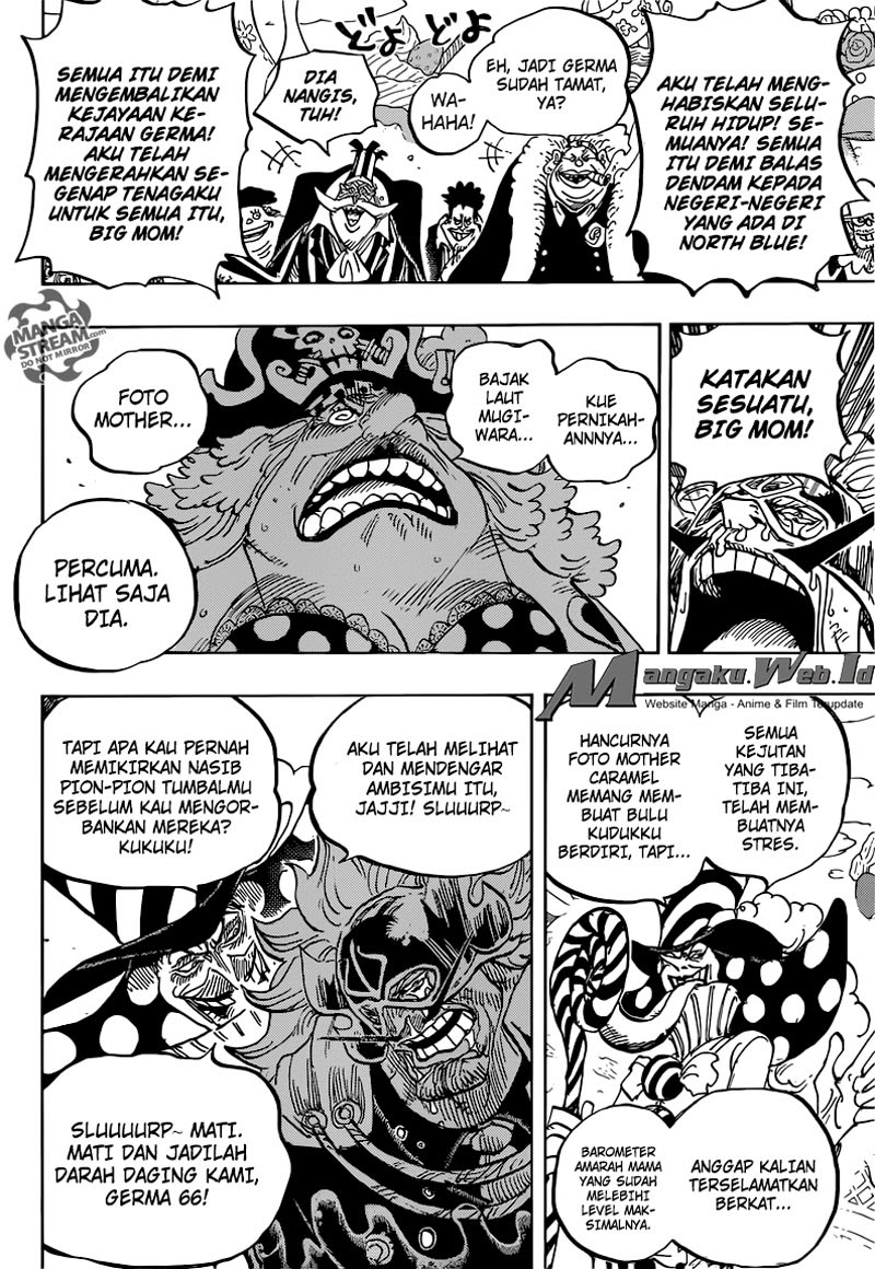 One Piece Chapter 864 – Rencana Pembantaian Keluarga Vinsmoke - 129