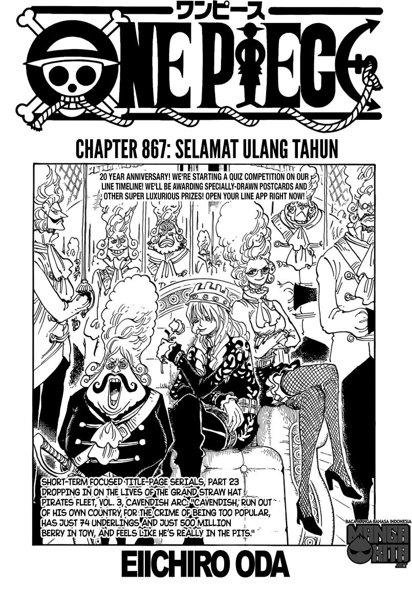 One Piece Chapter 867 - 105