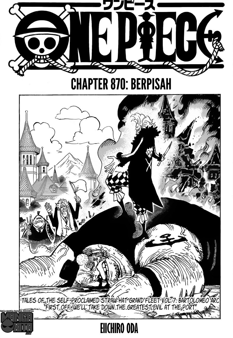 One Piece Chapter 870 - 105