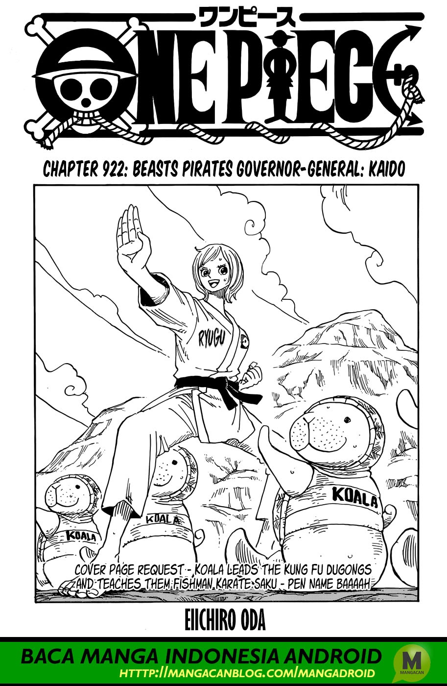 One Piece Chapter 922 - 91