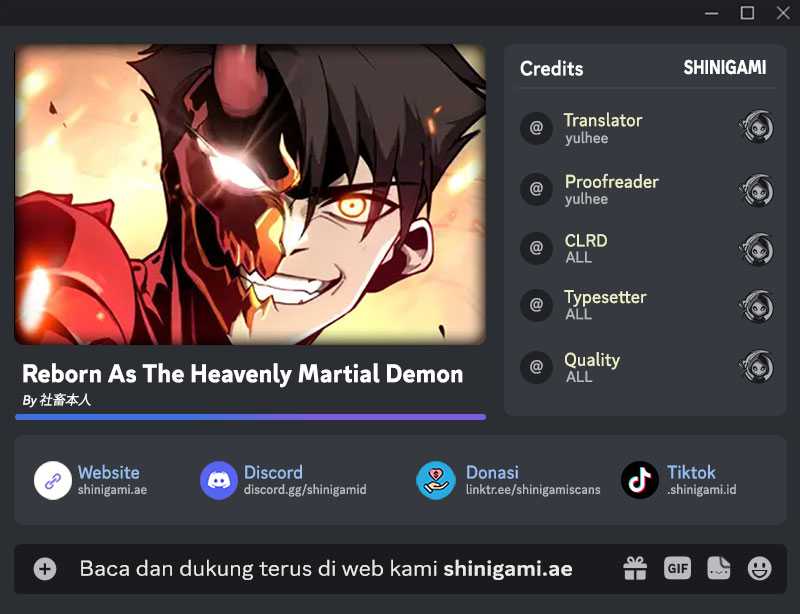 Reborn As A Heavenly Martial Demon Chapter 11 - 109